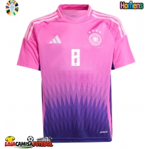 Camisa de Futebol Alemanha Toni Kroos #8 Equipamento Secundário Europeu 2024 Manga Curta